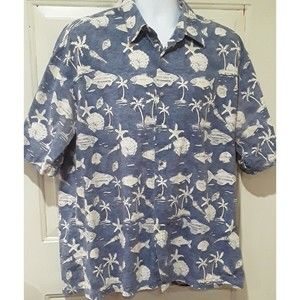 Vintage Mens Shirt, Linen,Pierre Cardin Button Up Men's Shirt, XL